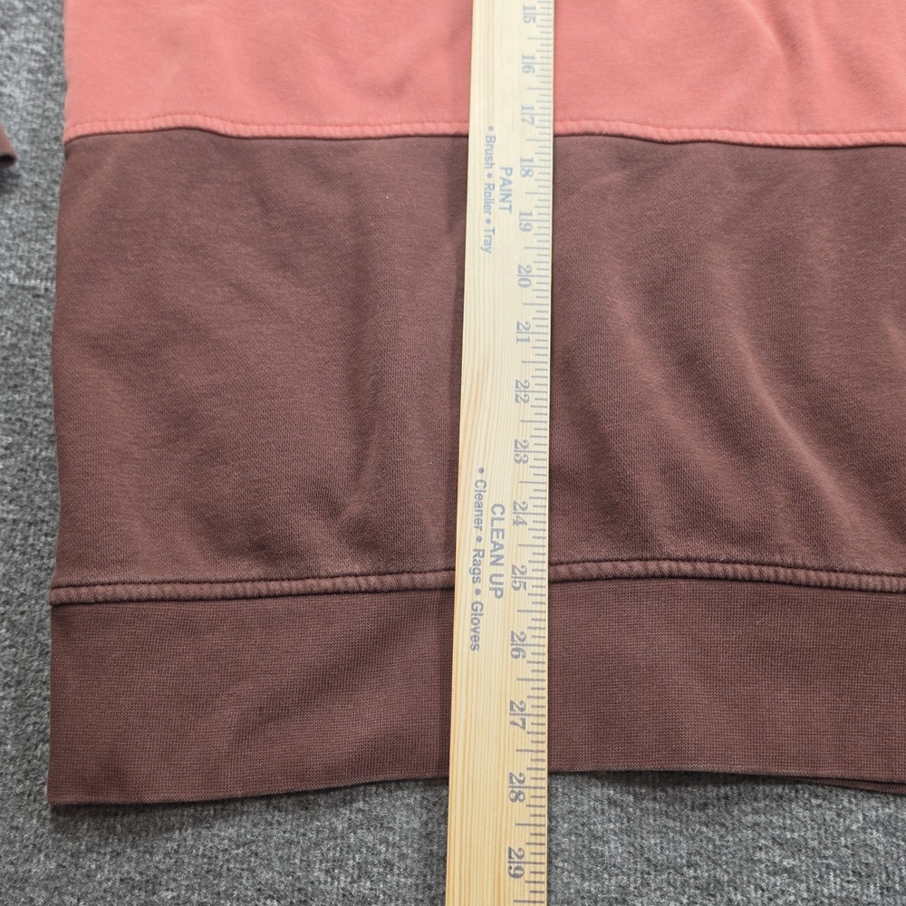 Levi's Sweatshirt Adult Size XL Brwn/Red Colorblock CrewNeck Relaxed Embroidered - Picture 5 of 9